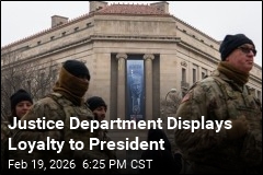 Justice Department Displays Loyalty to President