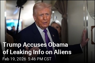 Trump Accuses Obama of Leaking Info on Aliens