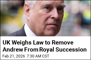 UK Weighs Law to Remove Andrew From Royal Succession