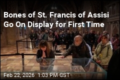 Bones of St. Francis of Assisi Go On Display for First Time