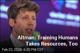 Defending AI's Resource Needs, Altman Backs Clean Energy