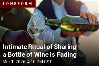 Intimate Ritual of Sharing a Bottle of Wine Is Fading