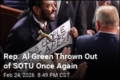 Rep. Al Green Ejected From Trump's SOTU Once Again