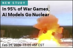 In 95% of War Games, AI Models Go Nuclear