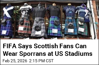 FIFA Backs Down, Lets Scotland Fans Wear Sporrans