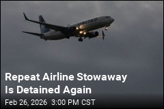 Repeat Airline Stowaway Is Detained Again