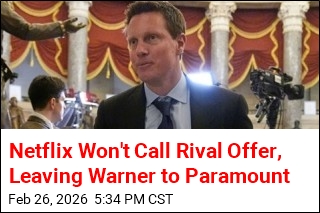 Netflix Won't Raise Its Offer, Leaving Warner to Paramount