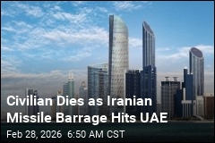 Civilian Dies as Iranian Missile Barrage Hits UAE
