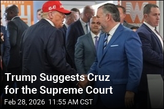 Trump Suggests Making 'Amazing' Cruz a Justice