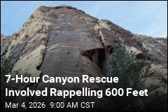 Injured Climber Rescued 600 Feet Off the Ground