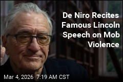 De Niro Surprises Carnegie Hall With Lincoln Speech