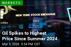 Stocks Sink as Oil Hits Highest Prince Since 2024