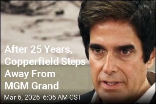 After 25 Years, Copperfield Steps Away From MGM Grand