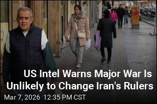 US Intel Warns Major War Is Unlikely to Change Iran's Rulers