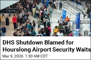 DHS Shutdown Blamed for Hourslong Airport Security Waits