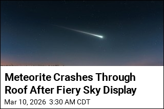 Meteorite Crashes Through Roof After Fiery Sky Display