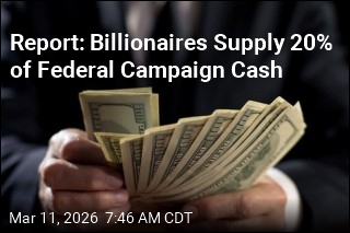 Report: Billionaires Supply 20% of Federal Campaign Cash