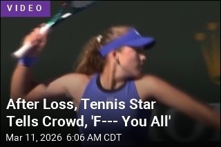 Tennis Star Melts Down, Swears at Booing Crowd