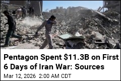 Pentagon Says First 6 Days of Iran War Cost $11.3B: Sources