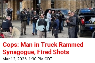 Shots Fired After Truck Rams Michigan Synagogue
