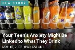 Your Teen's Anxiety Might Be Linked to What They Drink