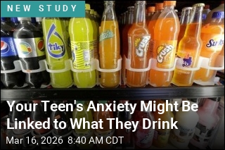 Your Teen's Anxiety Might Be Linked to What They Drink