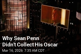 Sean Penn's Plans Didn't Include Collecting His Oscar
