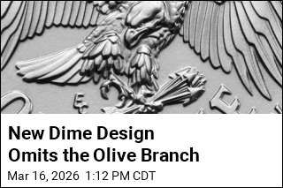 New Dime Design Omits the Olive Branch