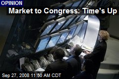 Market to Congress: Time's Up