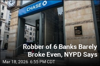 Robber of 6 Banks in 5 Days Didn't Really Cash In: NYPD