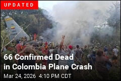 Dozens Feared Dead in Colombia Plane Crash