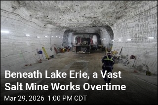 Beneath Lake Erie, a Vast Salt Mine Works Overtime