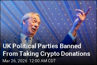 UK Bans Crypto Donations to Political Parties