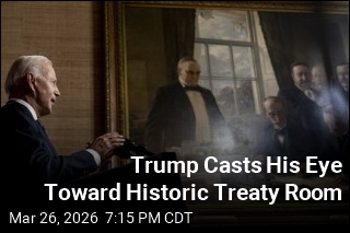 Trump Casts His Eye Toward Historic Treaty Room