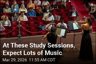 Musicians Serenade These Students to Help Them Study