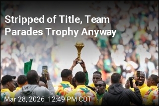 Senegal Displays Trophy After Africa Cup Title Was Stripped