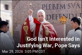 God Isn't Interested in Justifying War, Pope Says