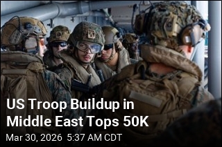 US Troop Buildup in Middle East Tops 50K