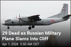 Russian Military Plane Crashes Into Cliff, Killing 29