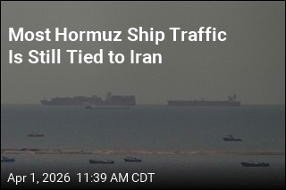 Most Hormuz Ship Traffic Is Still Tied to Iran