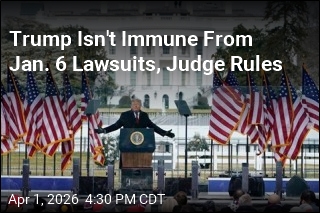 Trump Isn't Immune From Jan. 6 Lawsuits, Judge Rules