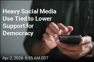 Heavy Social Media Use Tied to Lower Support for Democracy