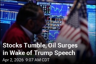 Stocks Tumble, Oil Surges in Wake of Trump Speech
