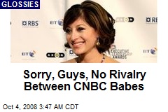 Sorry, Guys, No Rivalry Between CNBC Babes