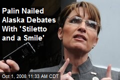 Palin Nailed Alaska Debates With 'Stiletto and a Smile'