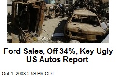 Ford Sales, Off 34%, Key Ugly US Autos Report
