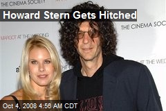 Howard Stern Gets Hitched
