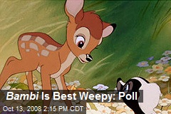 Bambi Is Best Weepy: Poll