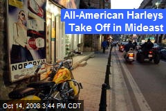 All-American Harleys Take Off in Mideast