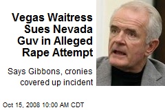 Vegas Waitress Sues Nevada Guv in Alleged Rape Attempt